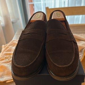Brooks Brothers brown suede men's shoes size 10.5